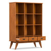 Draper - 9 Cube Storage With Drawers - Brown