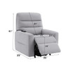 Freddie - Power Motion Recliner With Lift - Gray