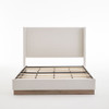 Hosford - Minimalist Upholstered Wingback Bed