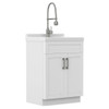 Hennessy - Deluxe Laundry Utility Sink And Cabinet