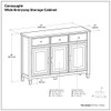 Connaught - Wide Entryway Storage Cabinet