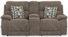 Joya - Power Headrest Power Lay Flat Reclining Console Loveseat With CR3 Heat/Massage/Lumbar/ZG