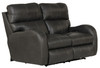 Angelo - Power Reclining Loveseat - Gunmetal