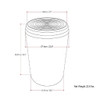 Troy - Metal Accent Table - Antique Silver