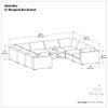 Jasmine - Handcrafted Sectional Sofa