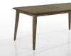 Bistro - Wide Contemporary Rectangle Dining Table With Extension Leaf