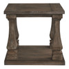 Johnelle - Rectangular End Table - Gray