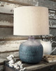 Malthace - Metal Table Lamp  - Patina
