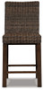 Paradise Trail - Barstool (Set of 2) - Medium Brown
