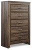 Juararo - Five Drawer Chest - Dark Brown