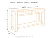 Gavelston - Sofa Table - Black