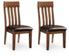Ralene - Dining UPH Side Chair (Set of 2) - Medium Brown