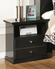 Maribel - One Drawer Night Stand - Black