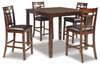 Bennox - DRM Counter Table Set (Set of 5) - Brown