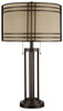Hanswell - Metal Table Lamp  - Dark Brown