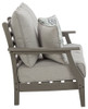 Visola - Loveseat w/Cushion - Gray