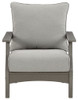 Visola - Lounge Chair w/Cushion (Set of 2) - Gray