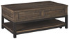 Johurst - LIFT TOP COCKTAIL TABLE - Grayish Brown