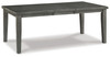 Hallanden - Rectangular Dining Room Butterfly Extension Table - Gray