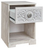 Paxberry - One Drawer Night Stand - Whitewash