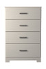 Stelsie - Four Drawer Chest - White
