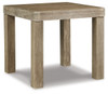 Silo Point - Square End Table - Brown