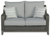 Elite Park - Loveseat w/Cushion - Gray