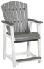 Transville - Barstool (Set of 2) - Gray / White