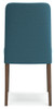 Lyncott - Dining Uph Side Chair (Set of 2) - Blue / Brown