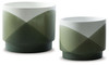 Ardenridge - Planter Set (Set of 2) - Green / White