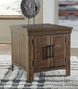 Moriville - Rectangular End Table - Grayish Brown