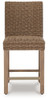 Walton Bridge - Barstool (Set of 2) - Driftwood