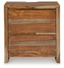 Dressonni - Two Drawer Night Stand - Brown