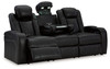 Caveman Den - Power Reclining Sofa With Adj Headrest - Midnight