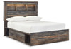 Drystan - Panel Bookcase Bed