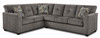 Kennedy Gray Luxury 2 Piece Sectional