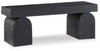 HoLGrove - Accent Bench - Black