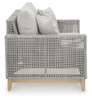 Seton Creek - Loveseat With Cushion - Gray