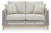 Seton Creek - Loveseat With Cushion - Gray