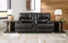 Mountainous - Power Reclining Loveseat With Console /Adj Headrest - Eclipse