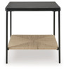 Minrich - Accent Table - Black / Natural