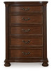 Lavinton - Five Drawer Chest - Brown