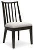 Galliden - Dining Upholstered Side Chair (Set of 2) - Black