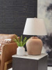Scantor - Metal Table Lamp - Rust