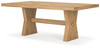 Galliden - Rectangular Dining Room Table - Light Brown