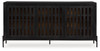 Vallisburg - Accent Cabinet - Black / Natural