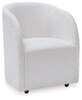 Rowanbeck - Dining Upholstered Arm Chair (Set of 2) - Ivory