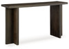Jalenry - Console Sofa Table - Grayish Brown