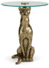 Vallain - Accent Table - Antique Gold Finish