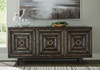 Fair Ridge - Accent Cabinet - Distressed Black